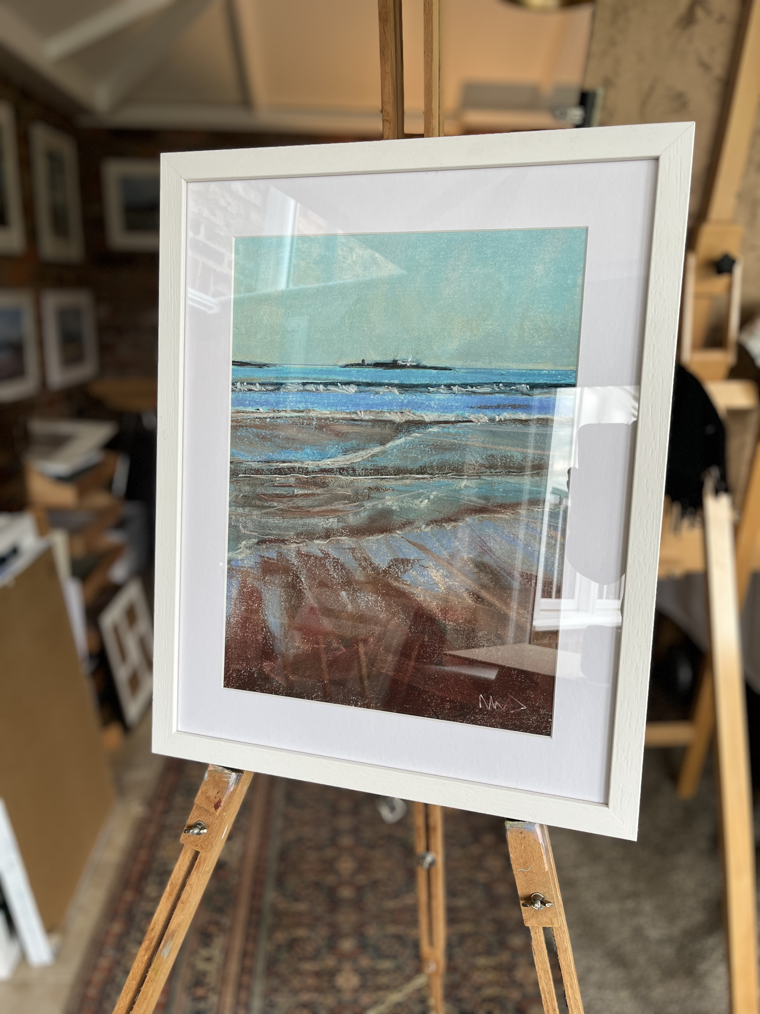 'Across to the Islands' Bamburgh Beach Northumberland