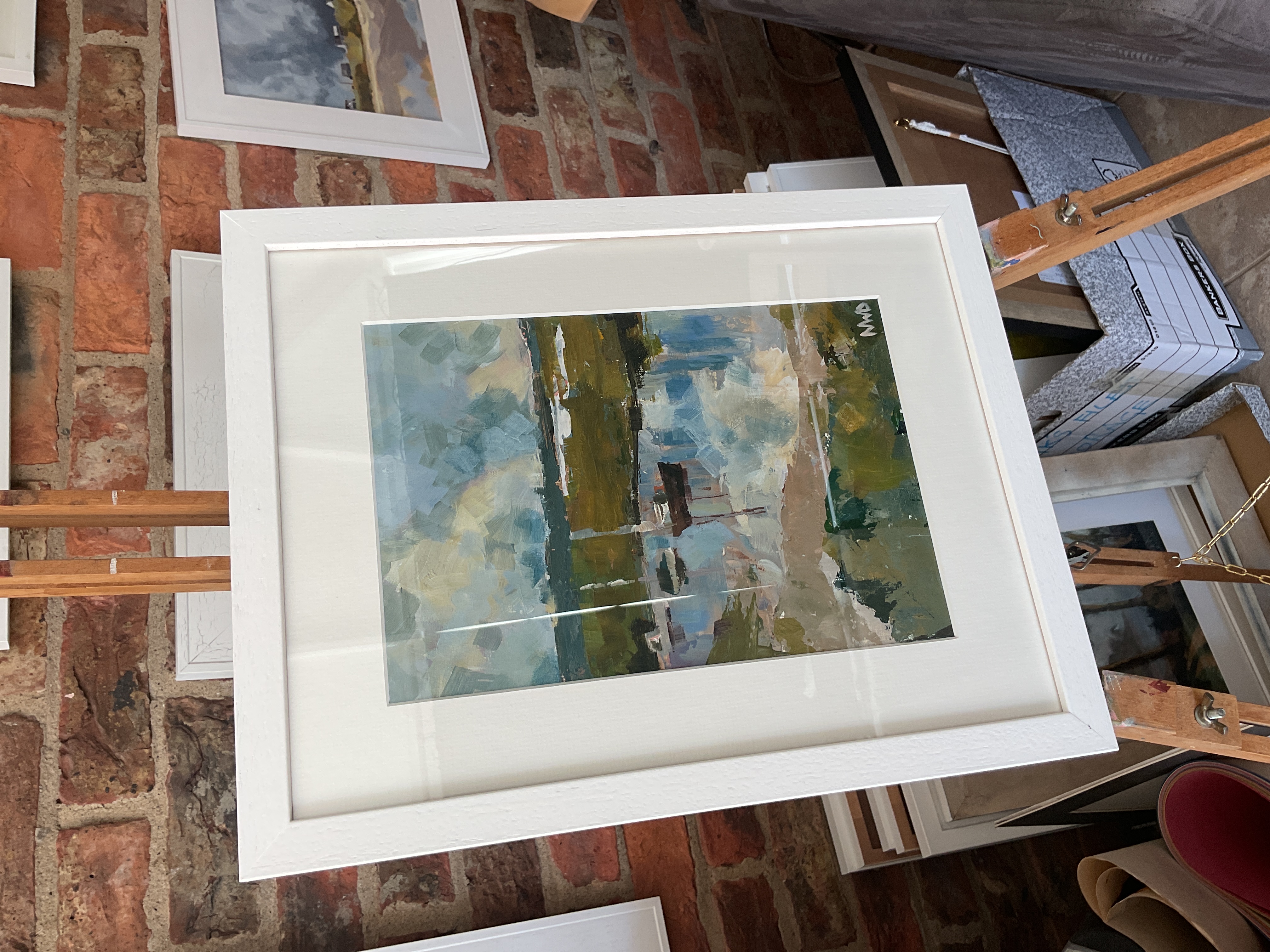 'Reflections in the Creek' Brancaster Staithe Norfolk