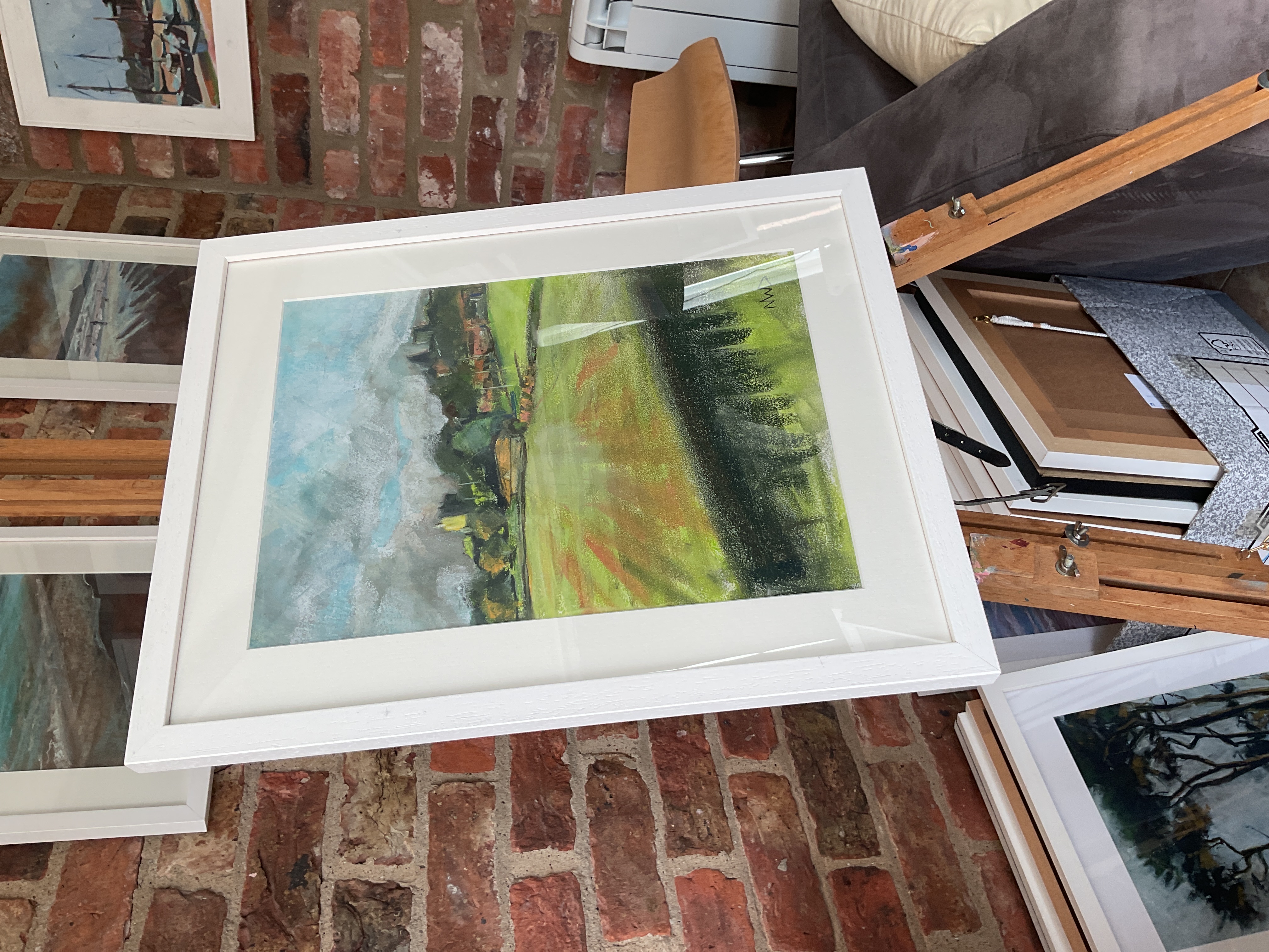 'Evening light hits the Castle' Crayke N. Yorkshire