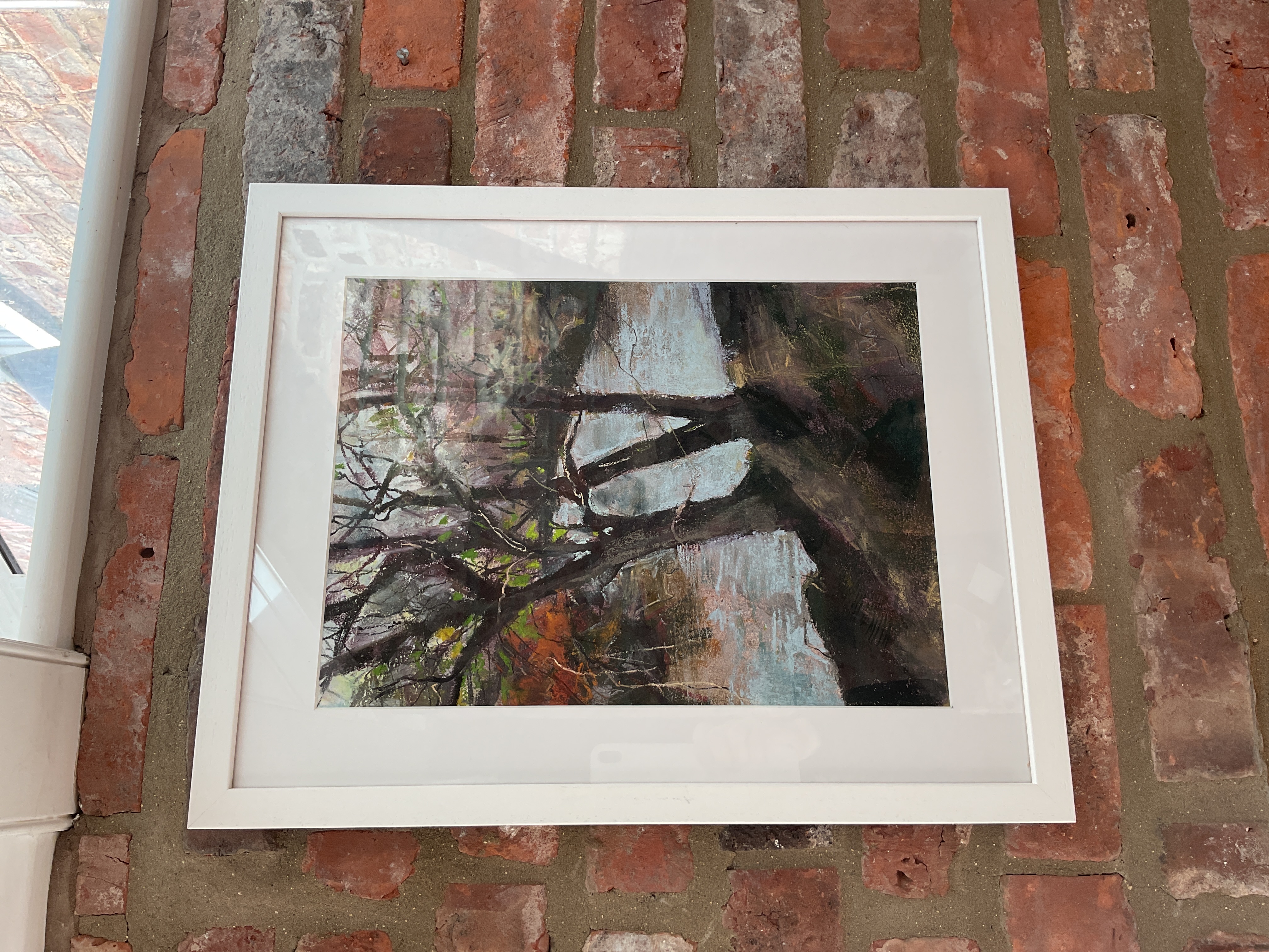 'The River Bank in Autumn' Duncombe Park N. Yorkshire