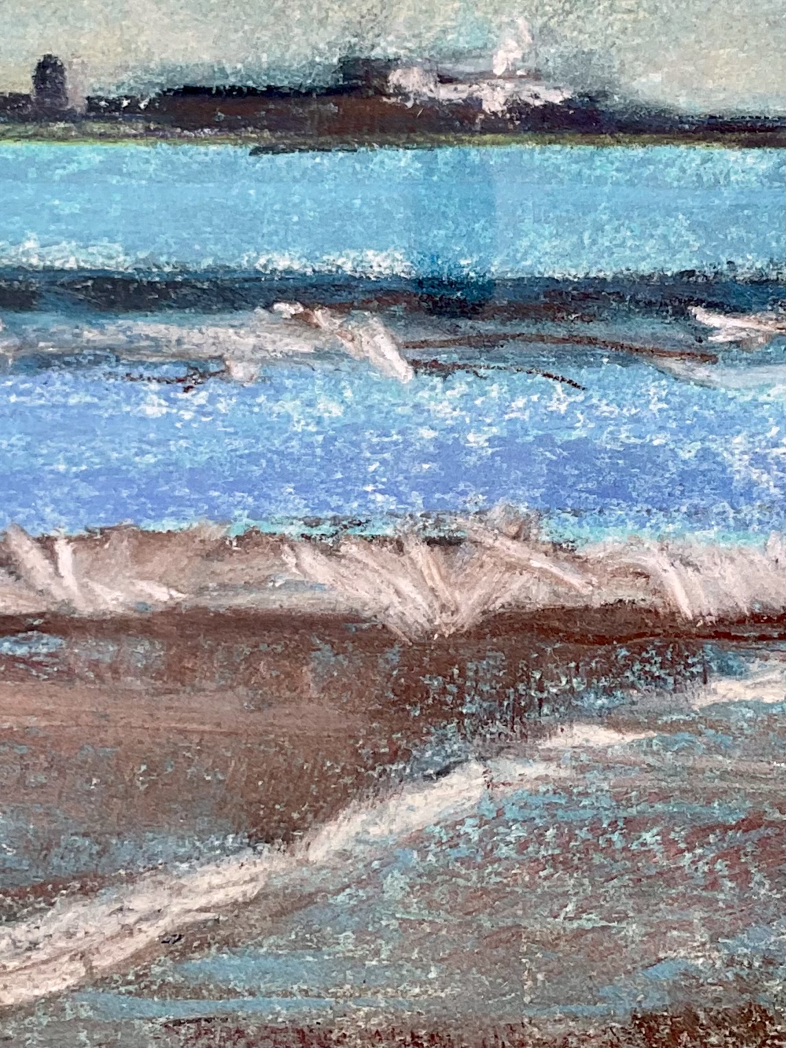 'Across to the Islands' Bamburgh Beach Northumberland