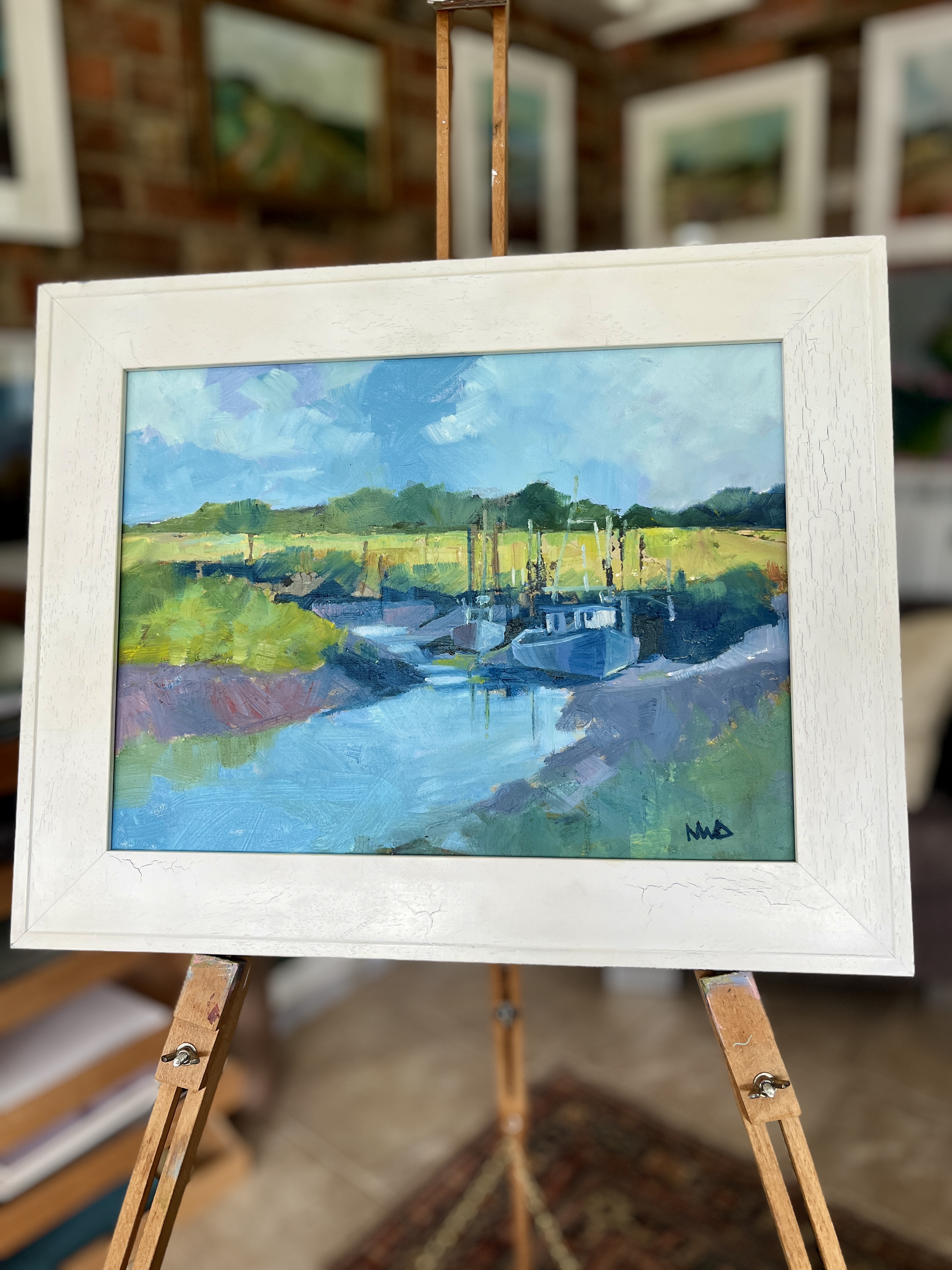  ‘Fishing Boats at Rest’ Thornham Old Harbour Norfolk