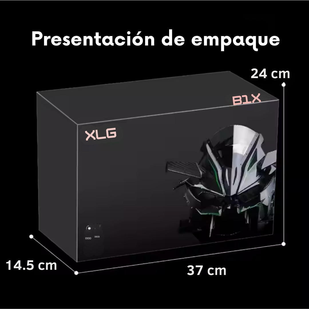 KAWASAKI NINJA H2R - Simulación de aceleración y botar humo con llave de encendido
