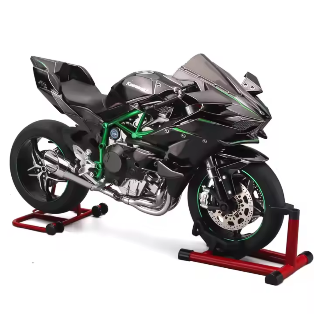 KAWASAKI NINJA H2R - Simulación de aceleración y botar humo con llave de encendido