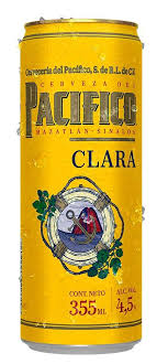 Cerveza Pacífico Lata 355ml 24pz
