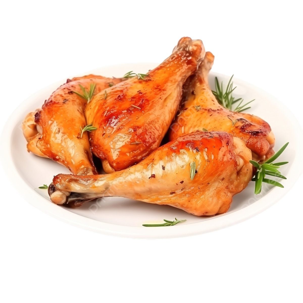 Cuisse de poulet grillé
