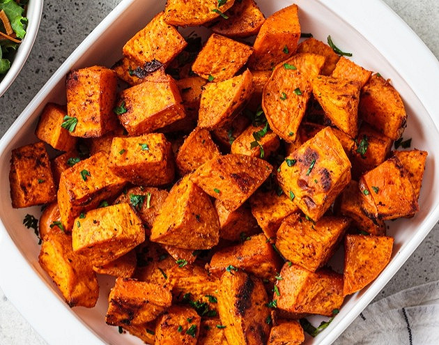 Patate douce frit