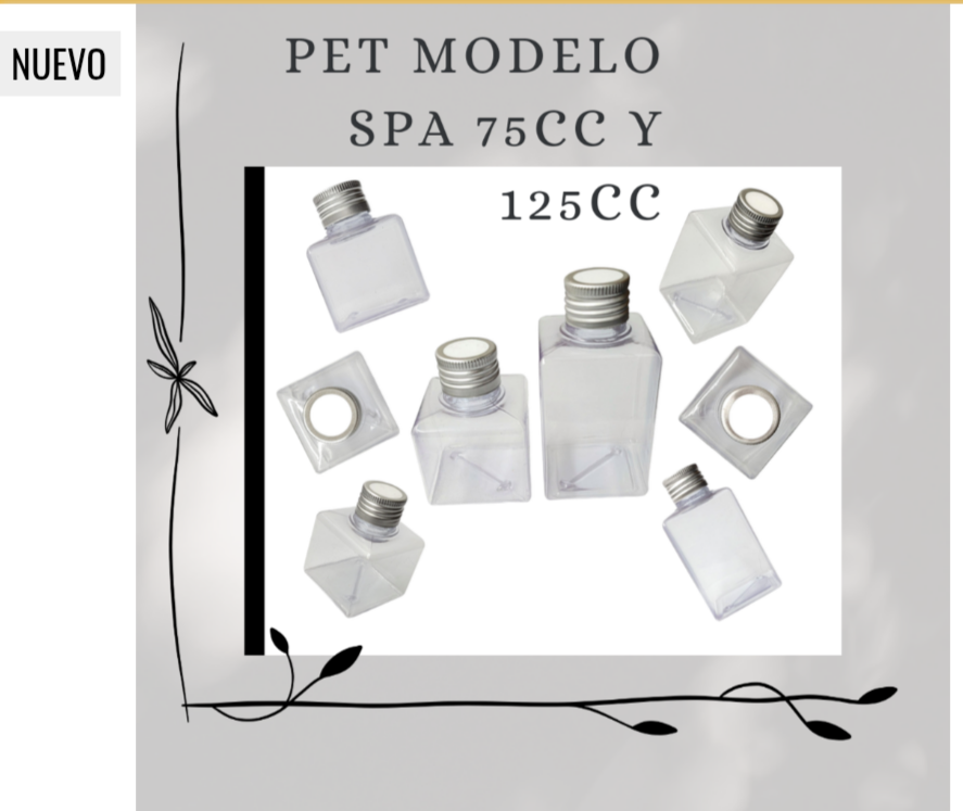 ENVASE PET CUADRADO 