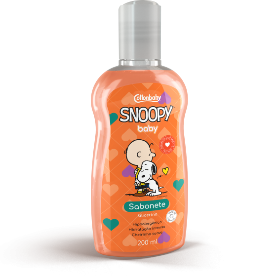 Sabonete Cottonbaby Snoopy Baby Glicerina 200 ml