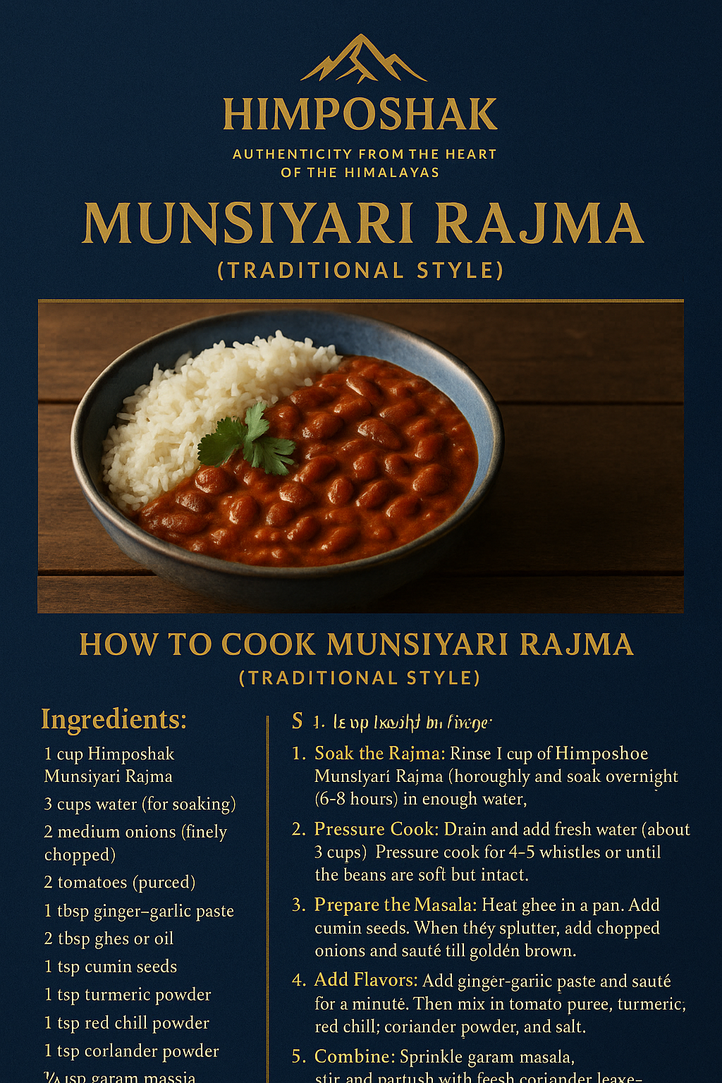 Munsiyari Rajma/ kidney beans 