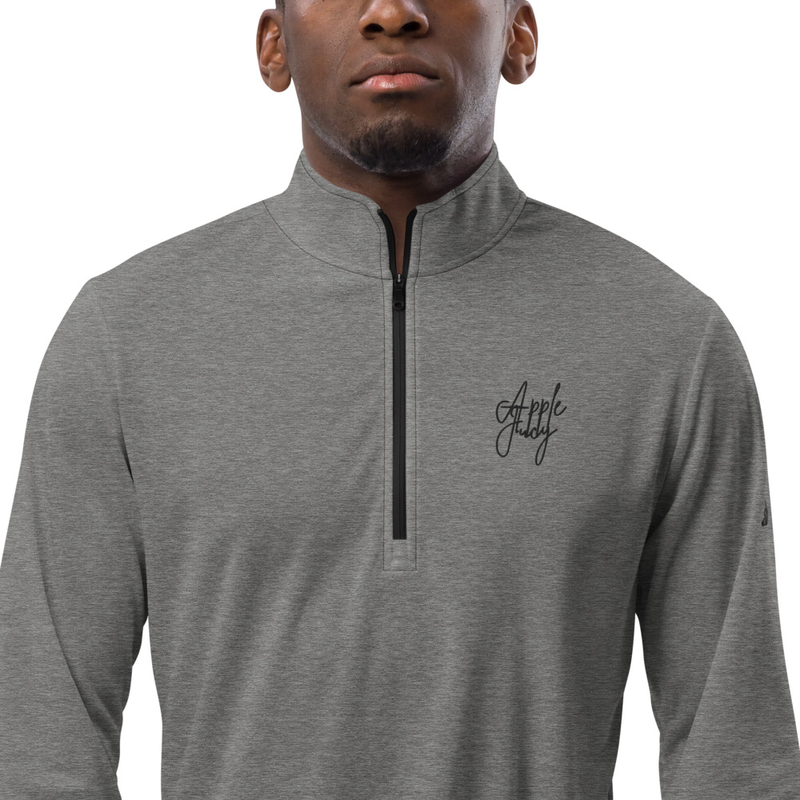 'Apple Jucy Signature' Quarter zip pullover