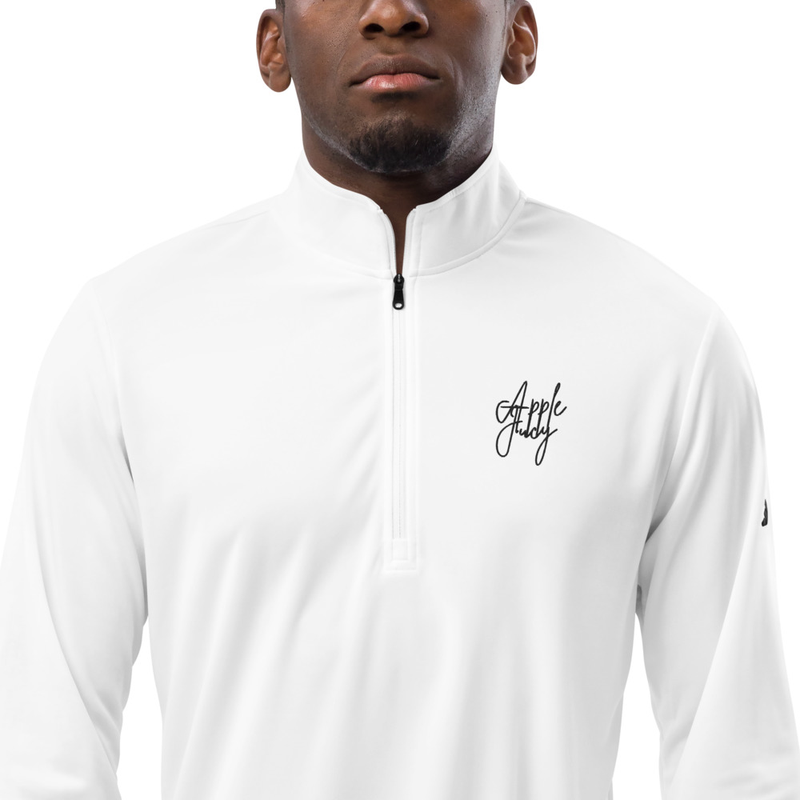 'Apple Jucy Signature' Quarter zip pullover