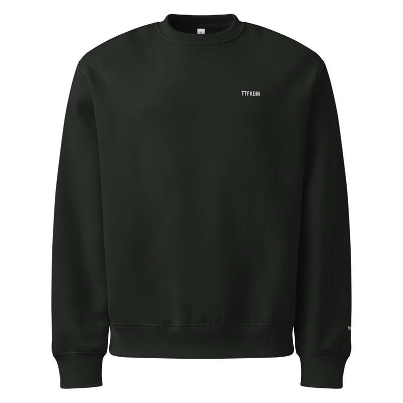 Oversized heavyweight sweatshirt 'ttfkdm' collection