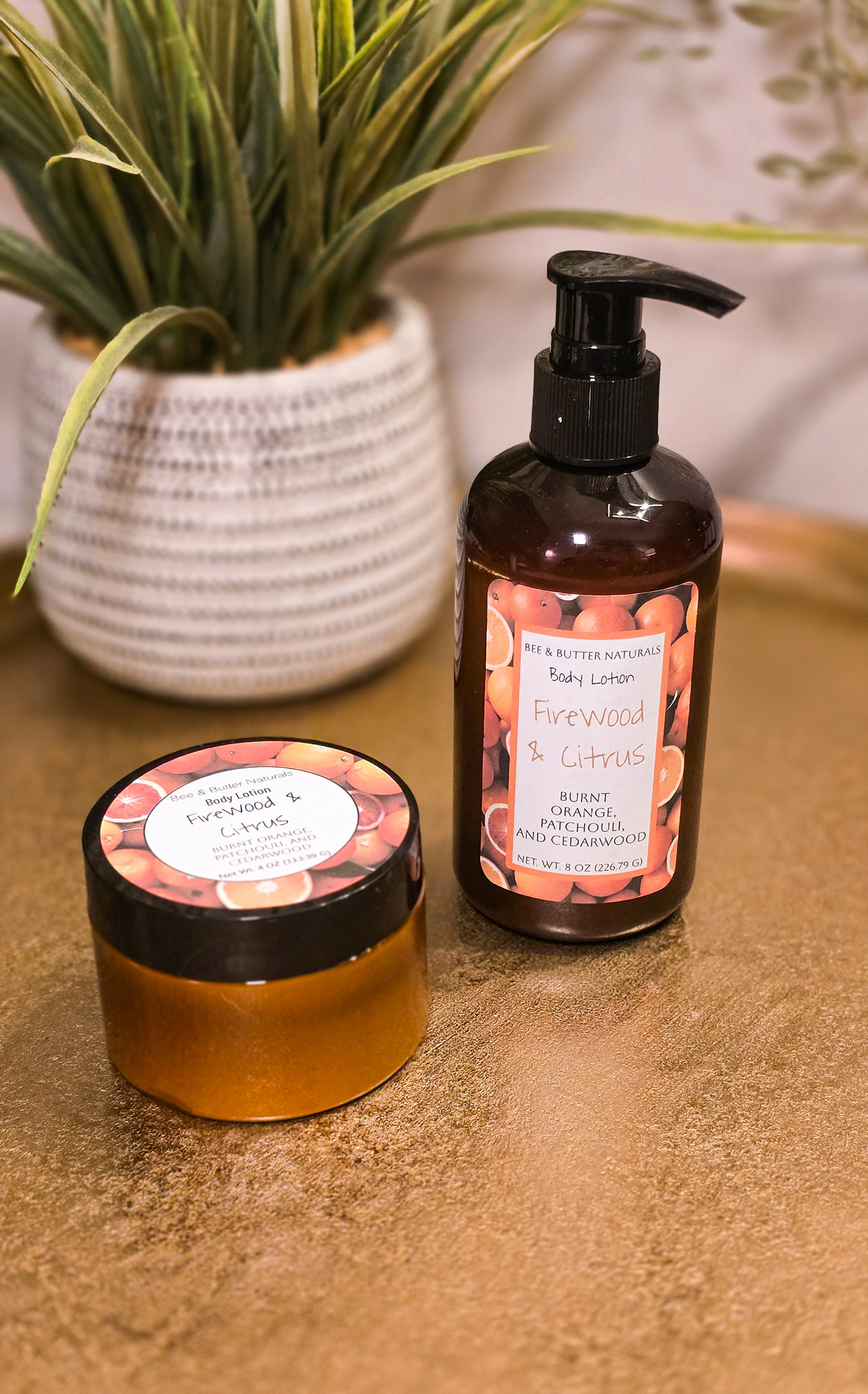 Firewood and Citrus Body Lotion