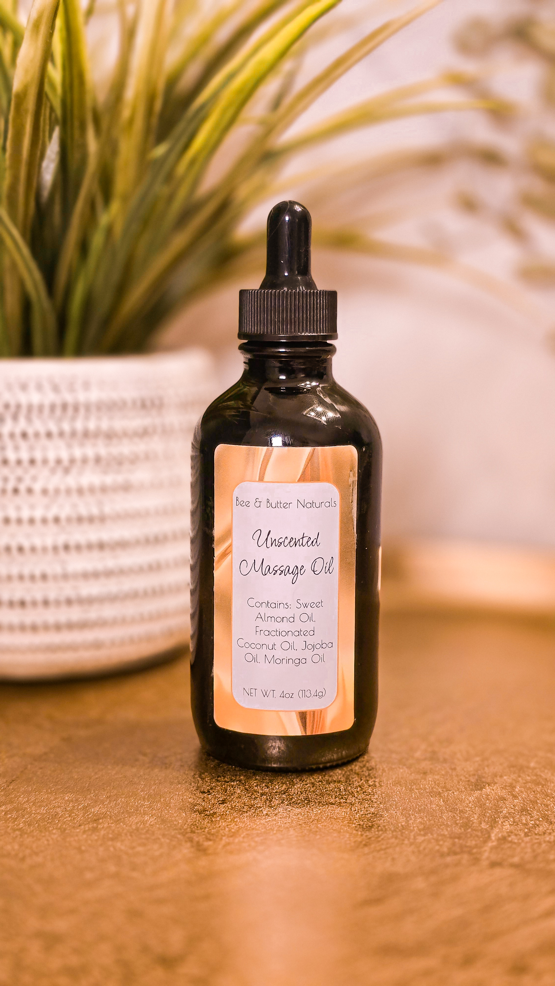 Unscented Massage Oil