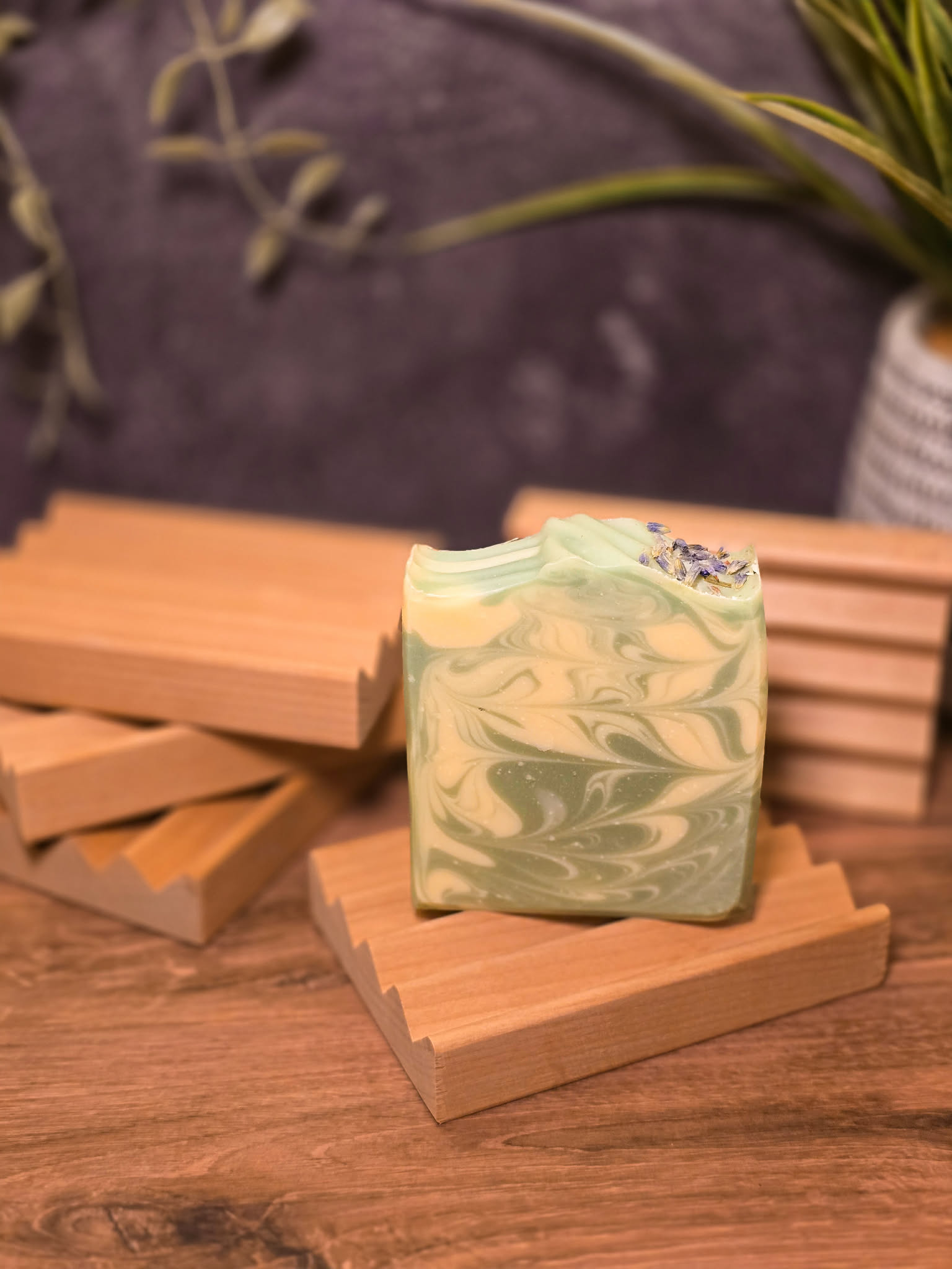 Wood Soap Tray - Natural Red Alder 