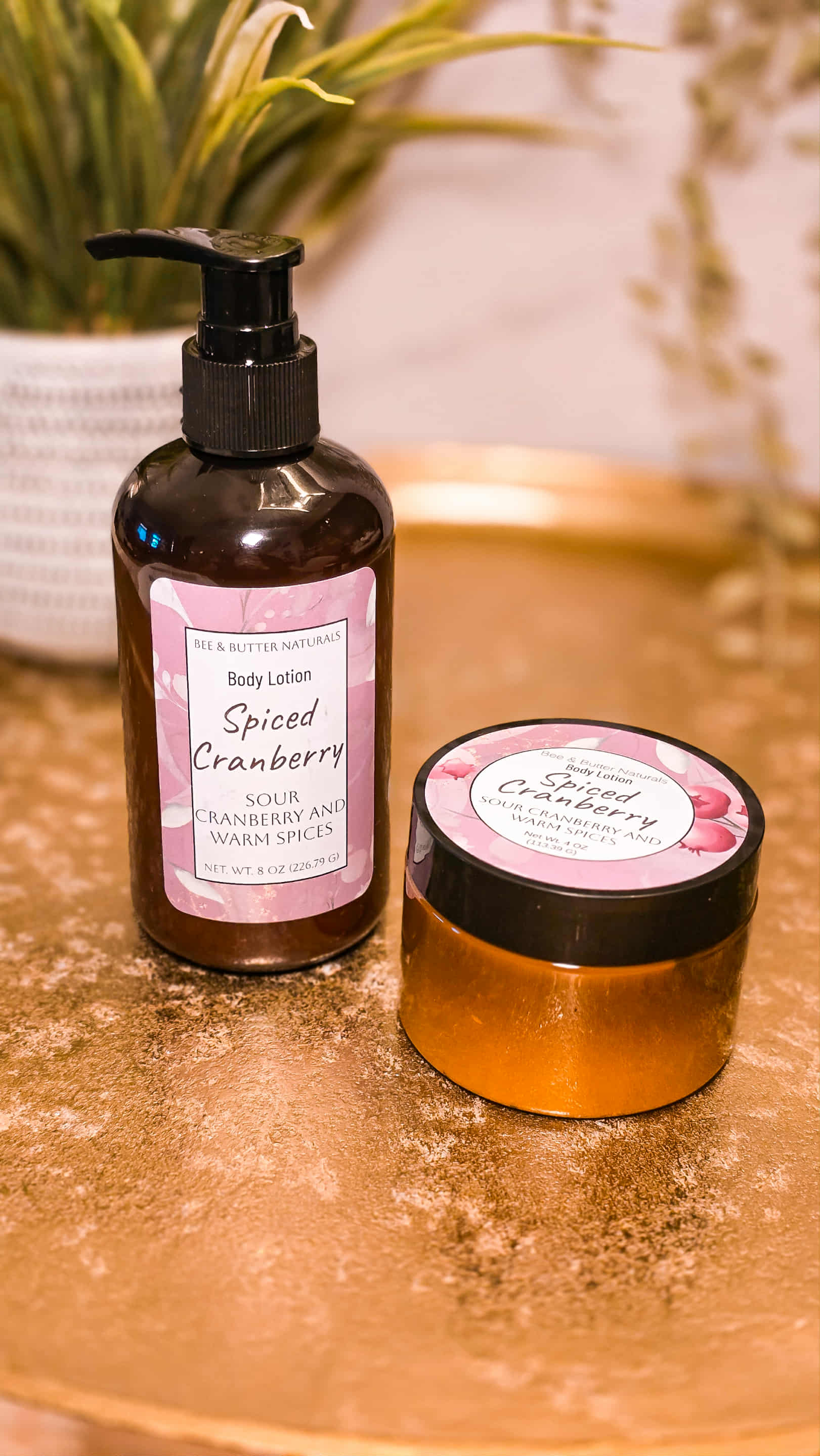 Spiced Cranberry Soap and Lotion