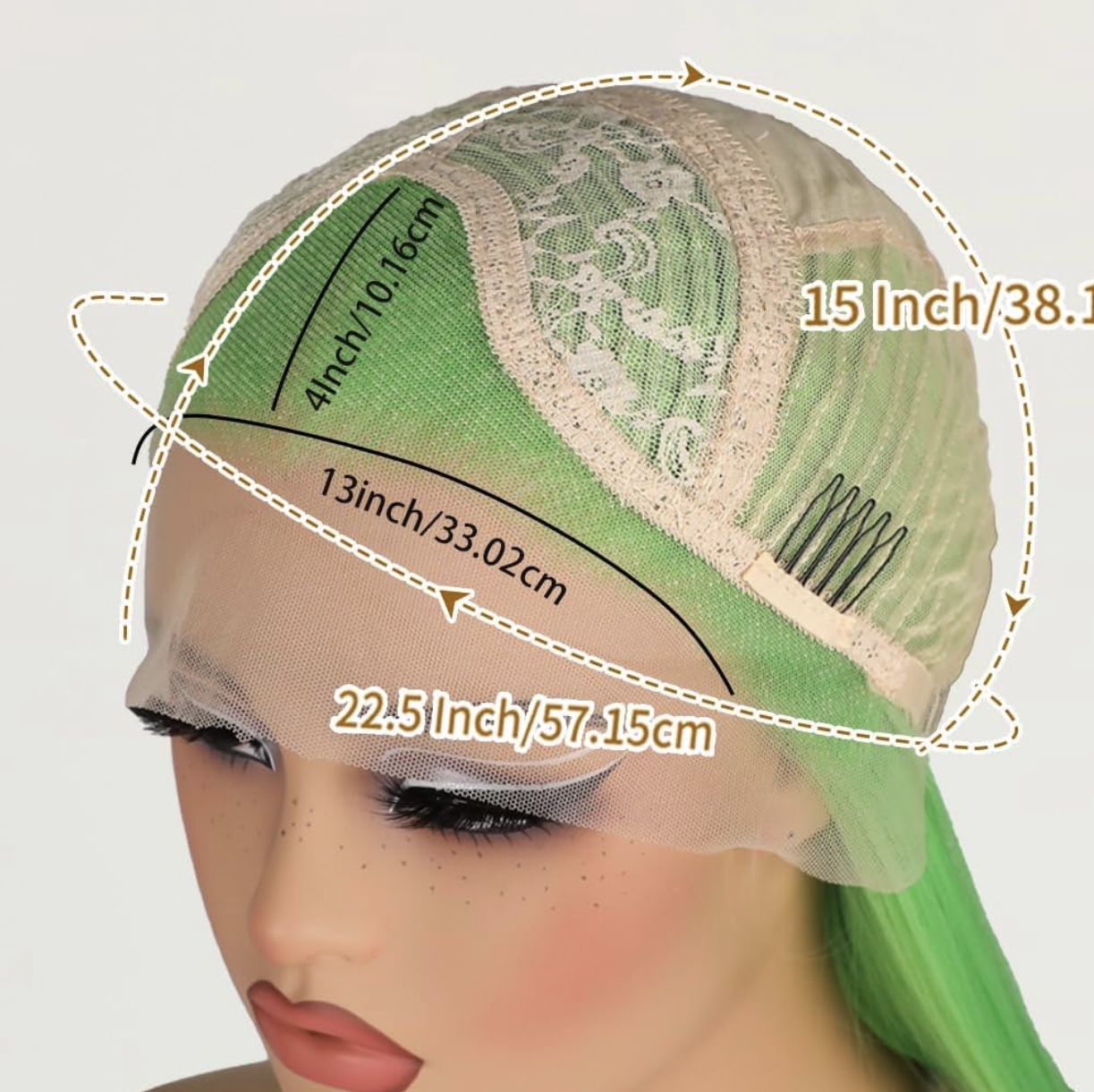 Jade Green Lace Wig