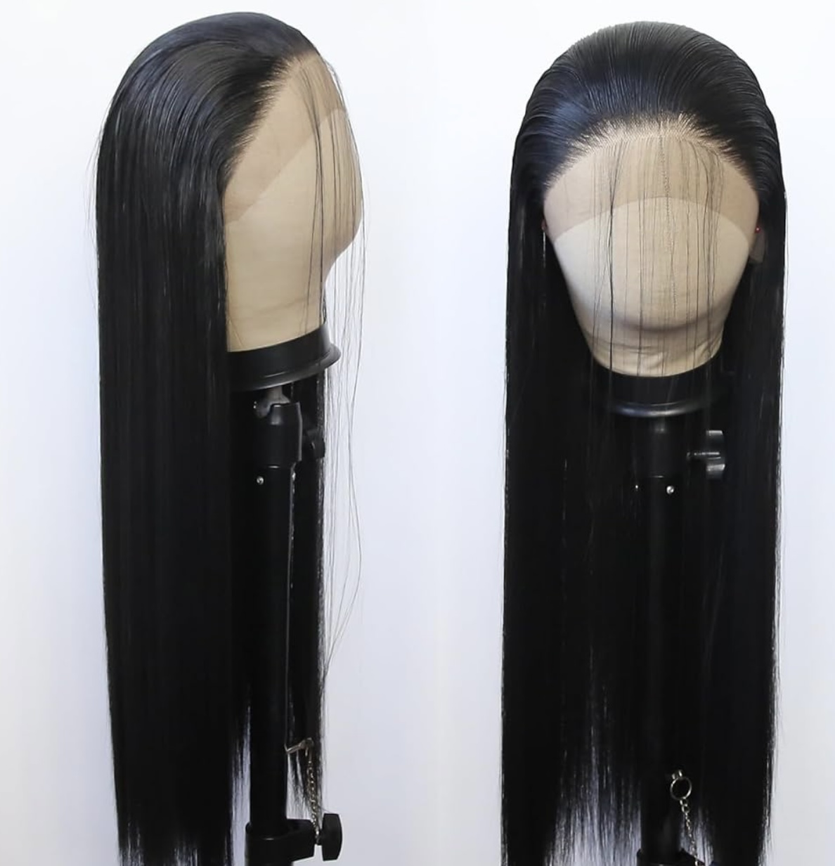 Straight Synthetic Black Lace Front Wig 