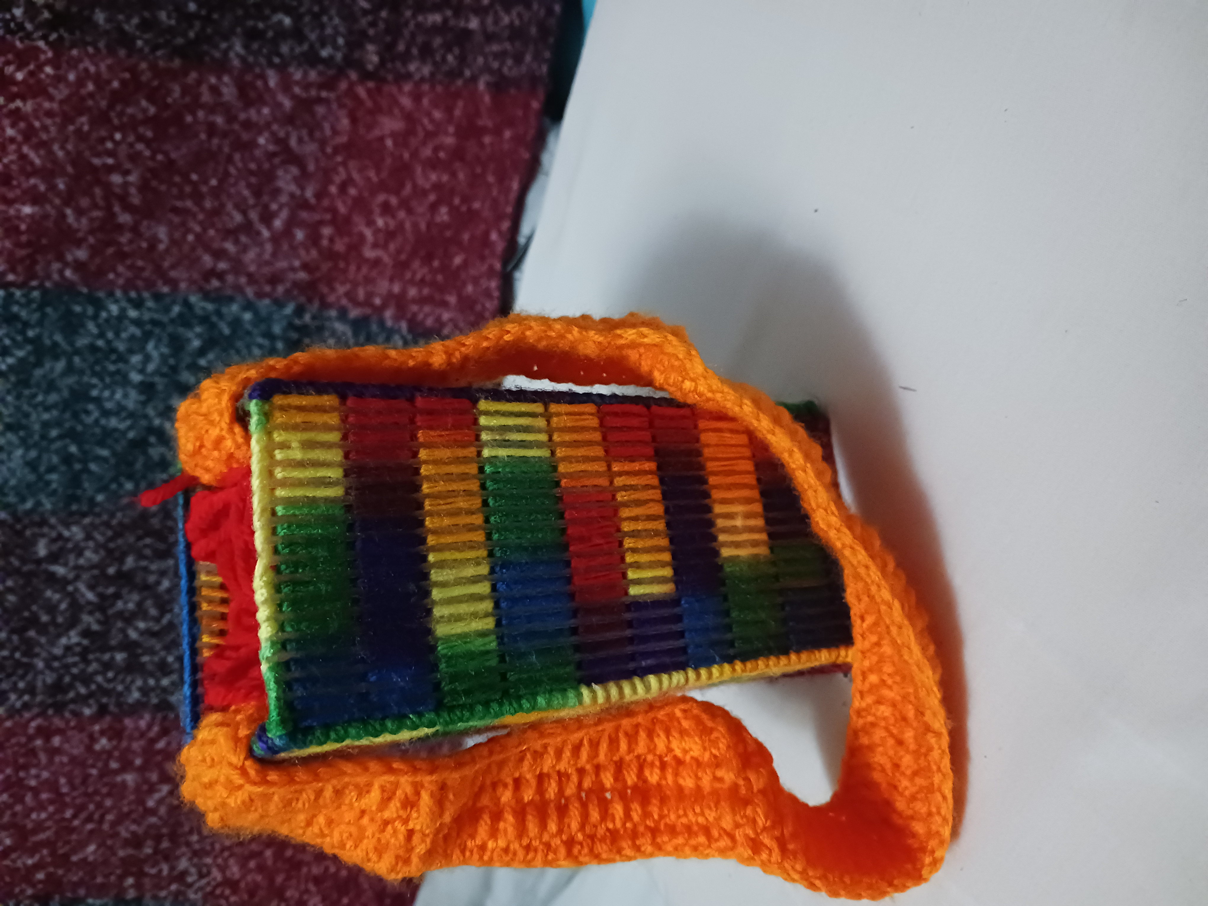 Handmade Colorful Water Holder Bag