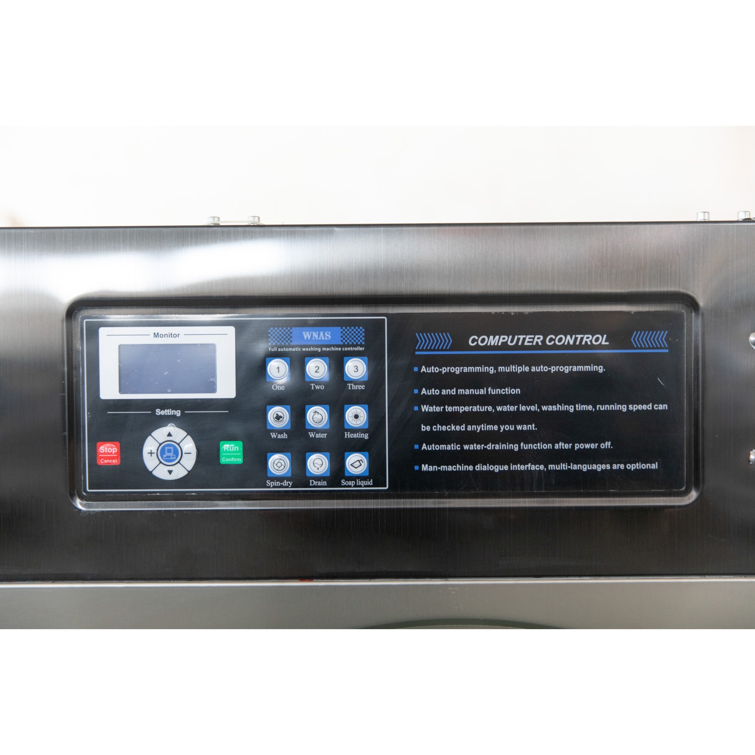Industrial Washing Machine Control Panel