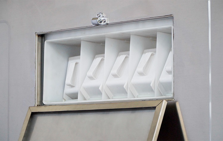 Industrial Glove Box Pass-Through Compartment