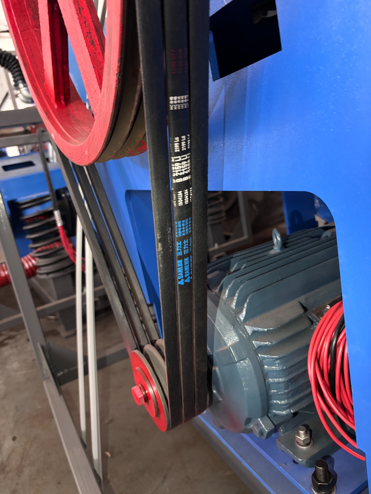 Industrial V-Belt Drive System
