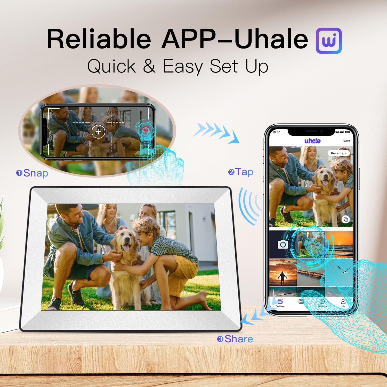 Uhale 10.1inch Digital Picture Frame