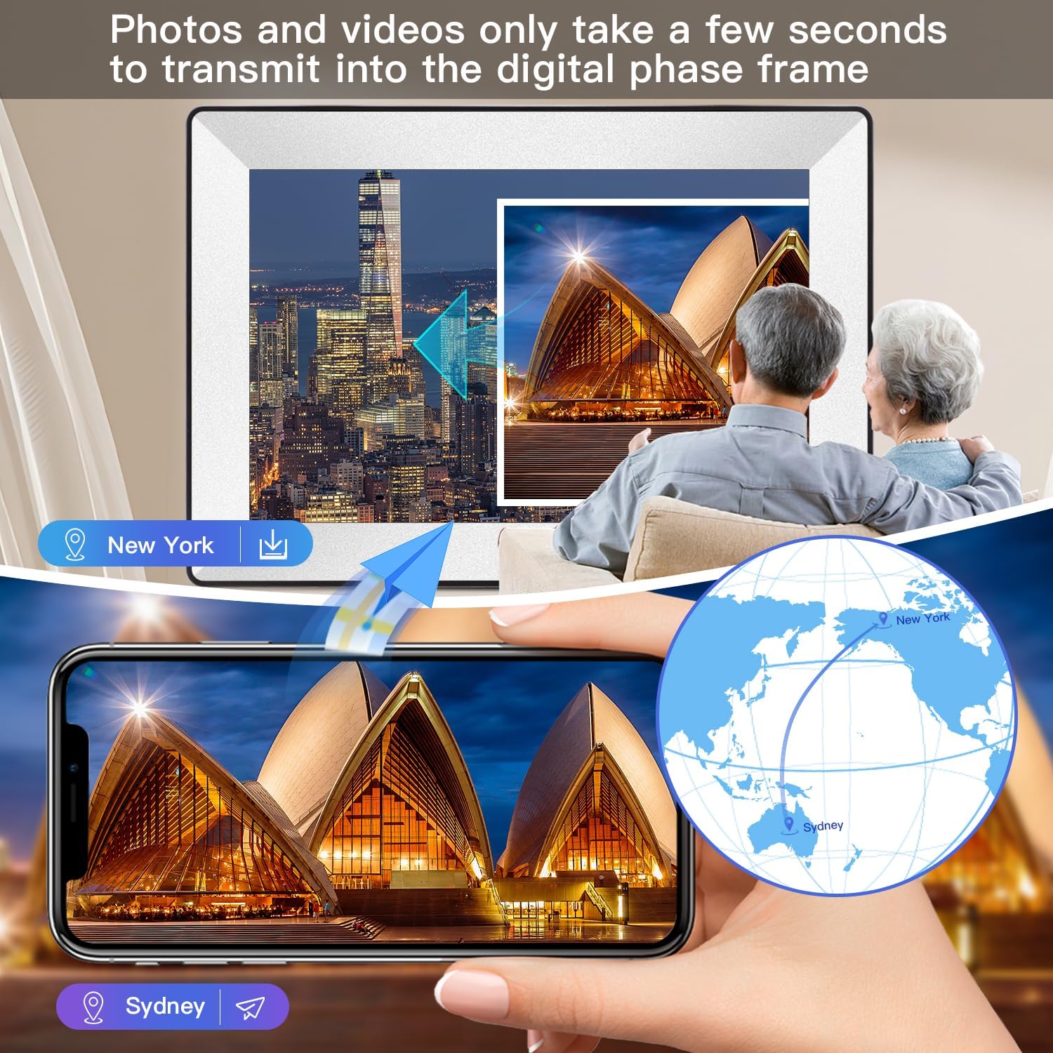 Uhale 10.1inch Digital Picture Frame