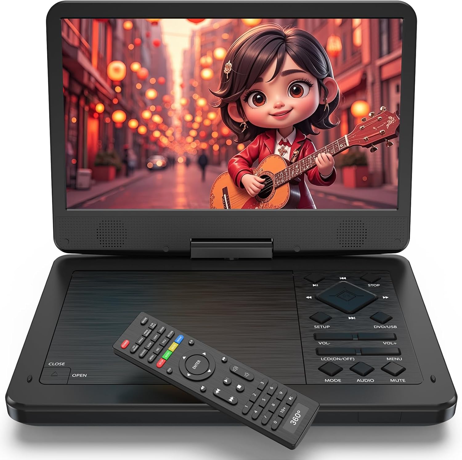 Magofly 12.5" Portable DVD Player [Black]