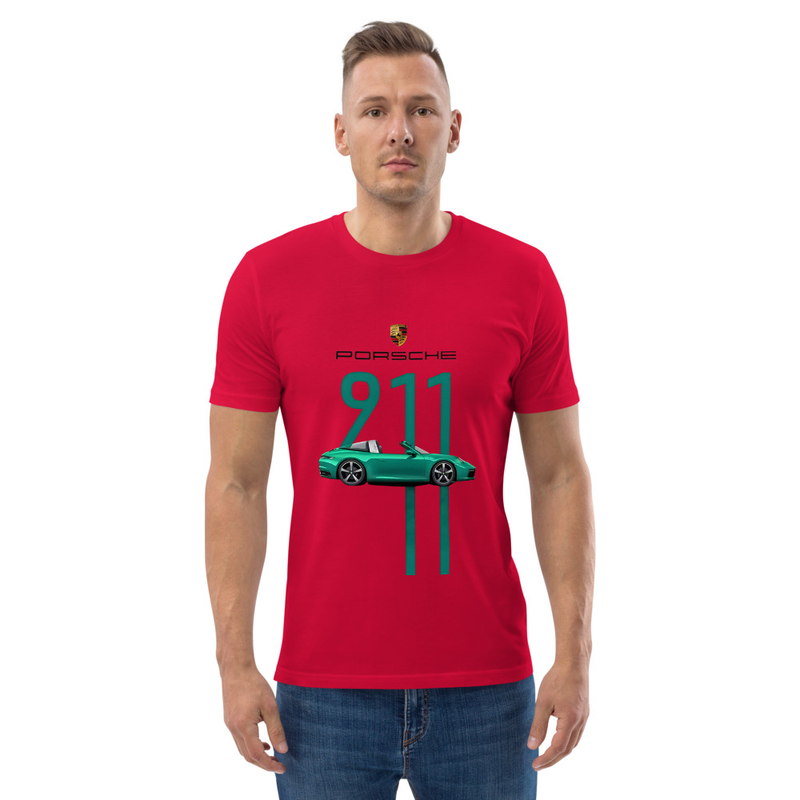 "PORSCHE 911" Unisex organic cotton t-shirt