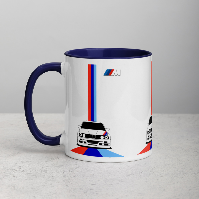 BMW M Mug blanc et bleu