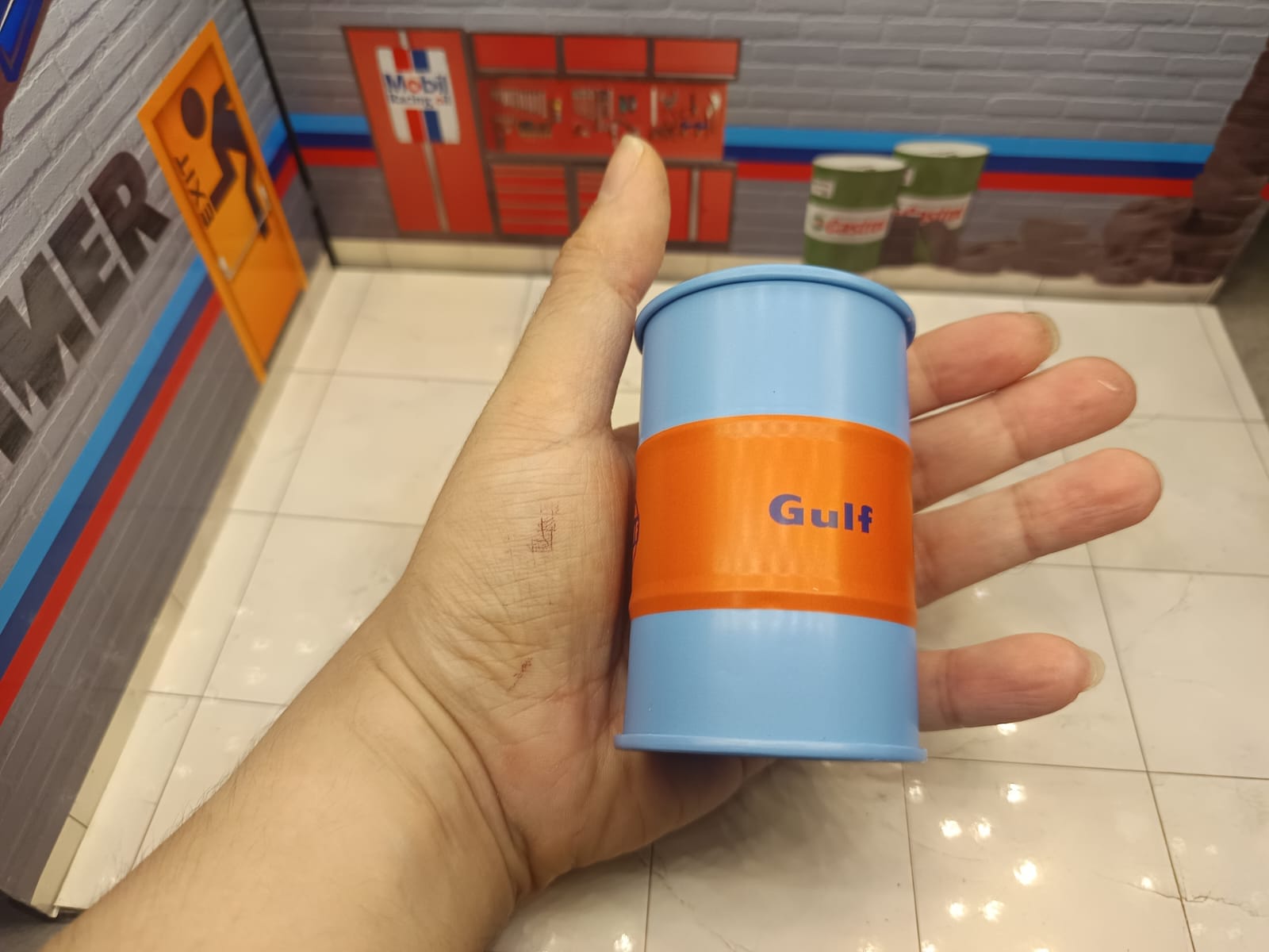 Baril Huile Miniature "GULF"