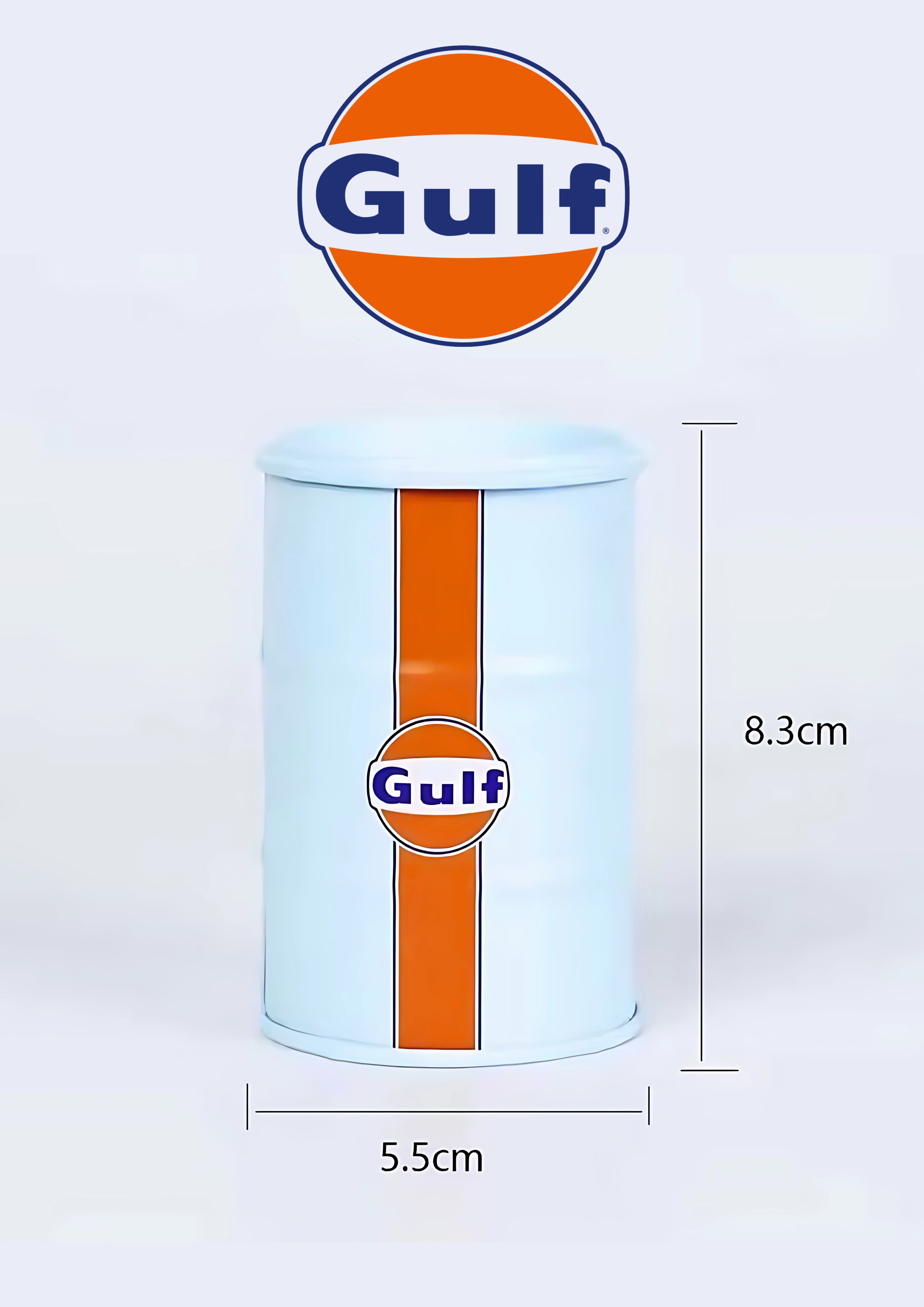 Baril Huile miniature "GULF"