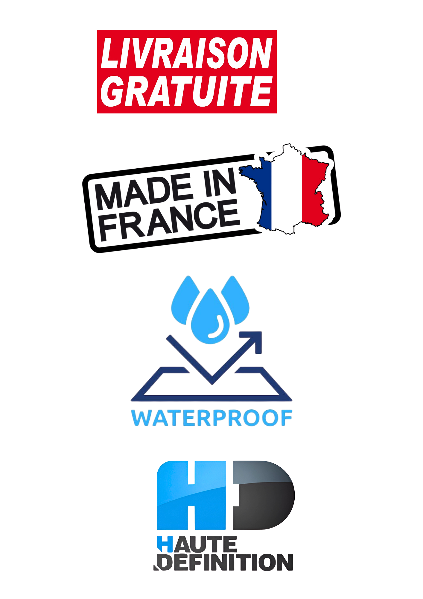 6 stickers XXL "LA BOISERIE"