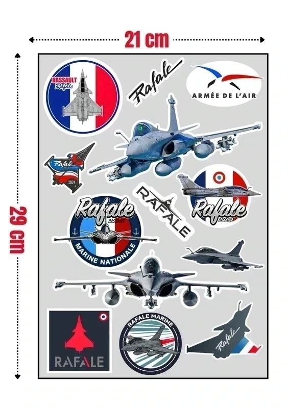 13 Stickers" AVION RAFALE DASSAULT"