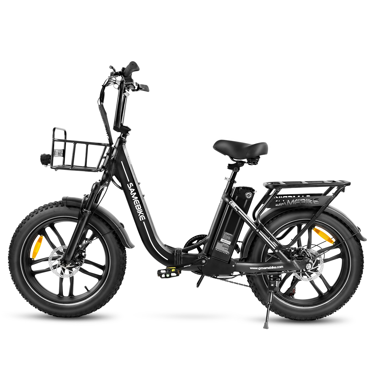 SAMEBIKE C05 Pro 20" 36V 13Ah Battery 500W Motor Max Speed 35KM/H Step-through Foldable Fat Tire Ebike