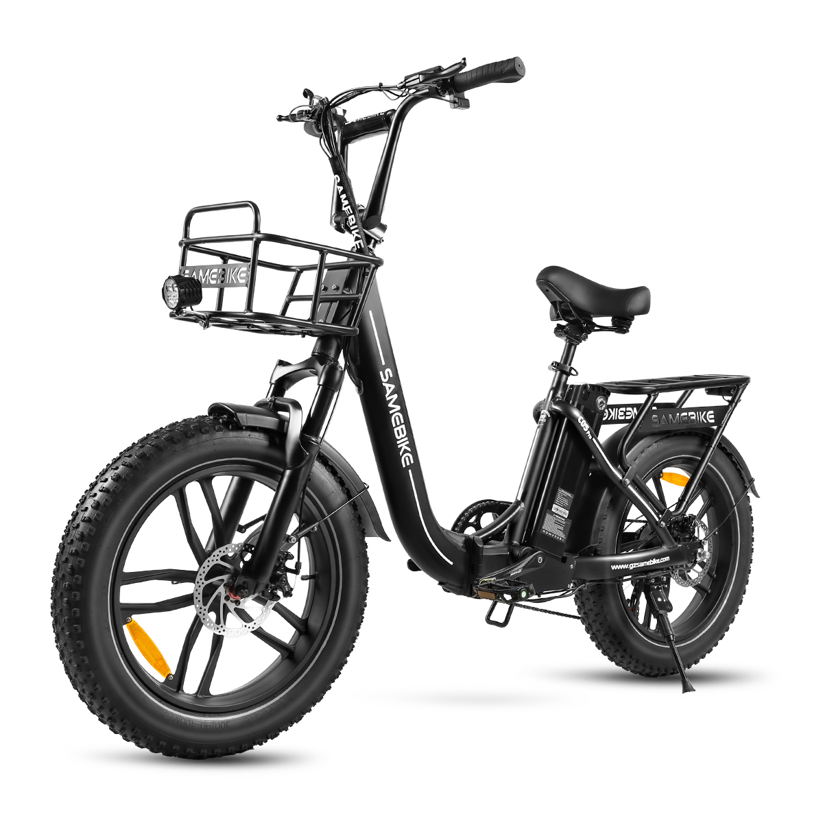SAMEBIKE C05 Pro 20" 36V 13Ah Battery 500W Motor Max Speed 35KM/H Step-through Foldable Fat Tire Ebike