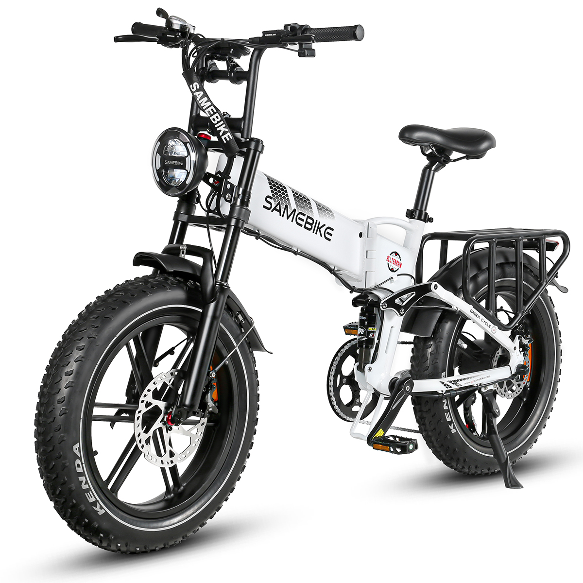 Samebike RS-A02: 1200W Off-Road Powerhouse - 45 km/h Folding E-Bike