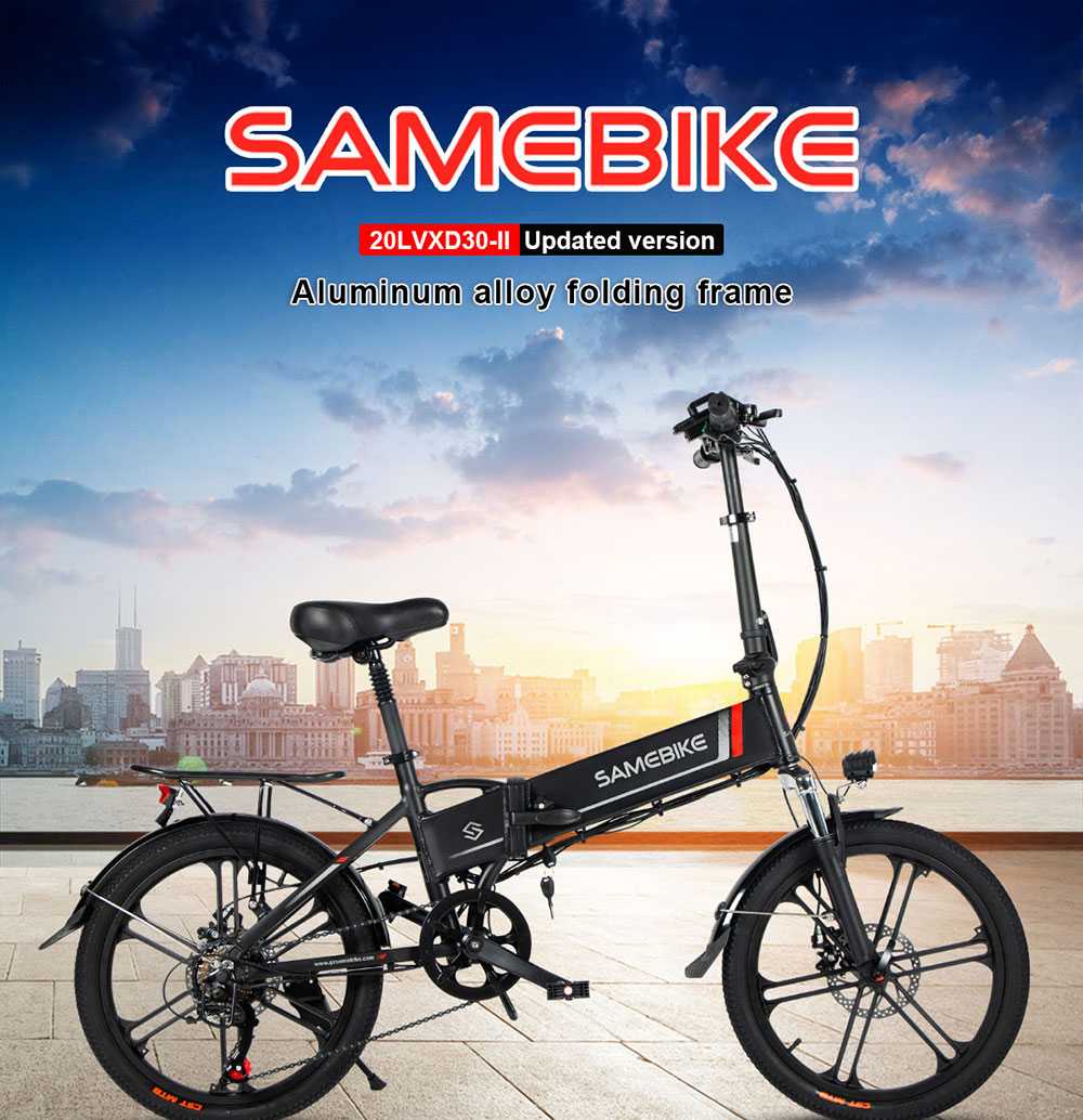 Samebike 20LVXD30-II Folding E-Bike - Your City Ride, Upgraded!