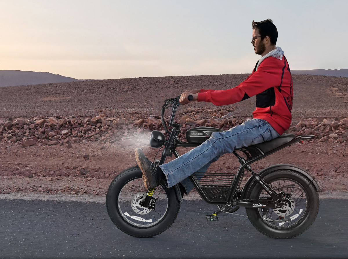 Samebike M20: 1000W Motorcycle Power - 50 km/h E-Bike Beast