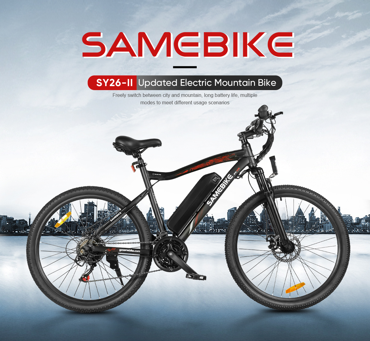 Samebike SY26-II: 500W Trail Titan - 35 km/h Mountain E-Bike