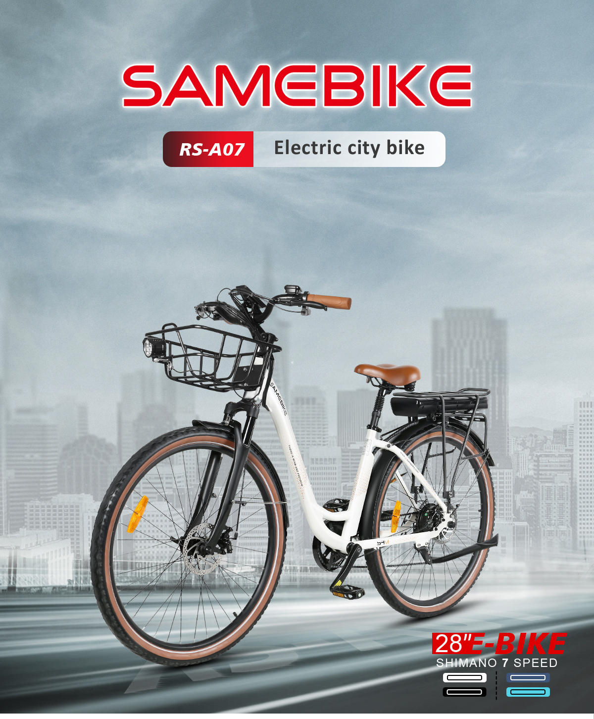Samebike RS-A07: 500W Urban Grace - 35 km/h Ladies’ E-Bike