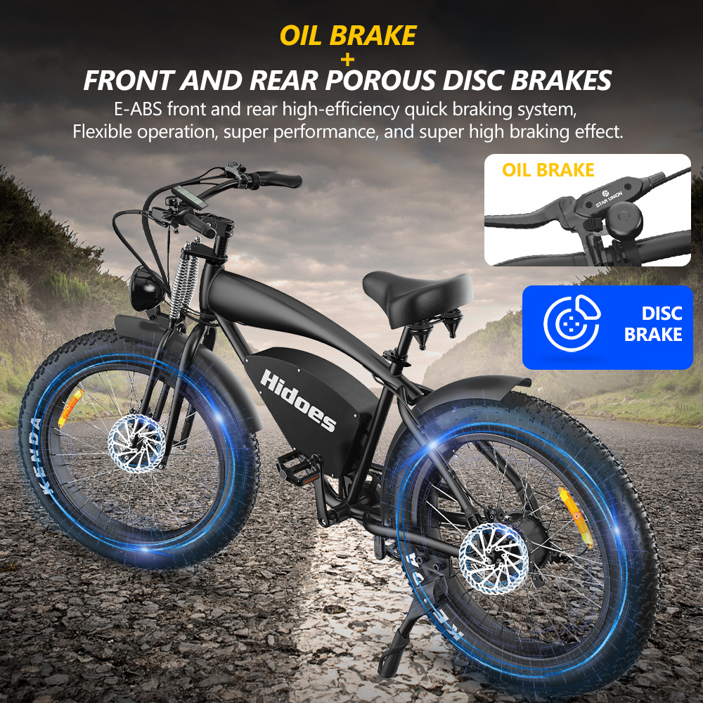 Hidoes B3 Fat-Tire E-Bike - Ride with Swagger!
