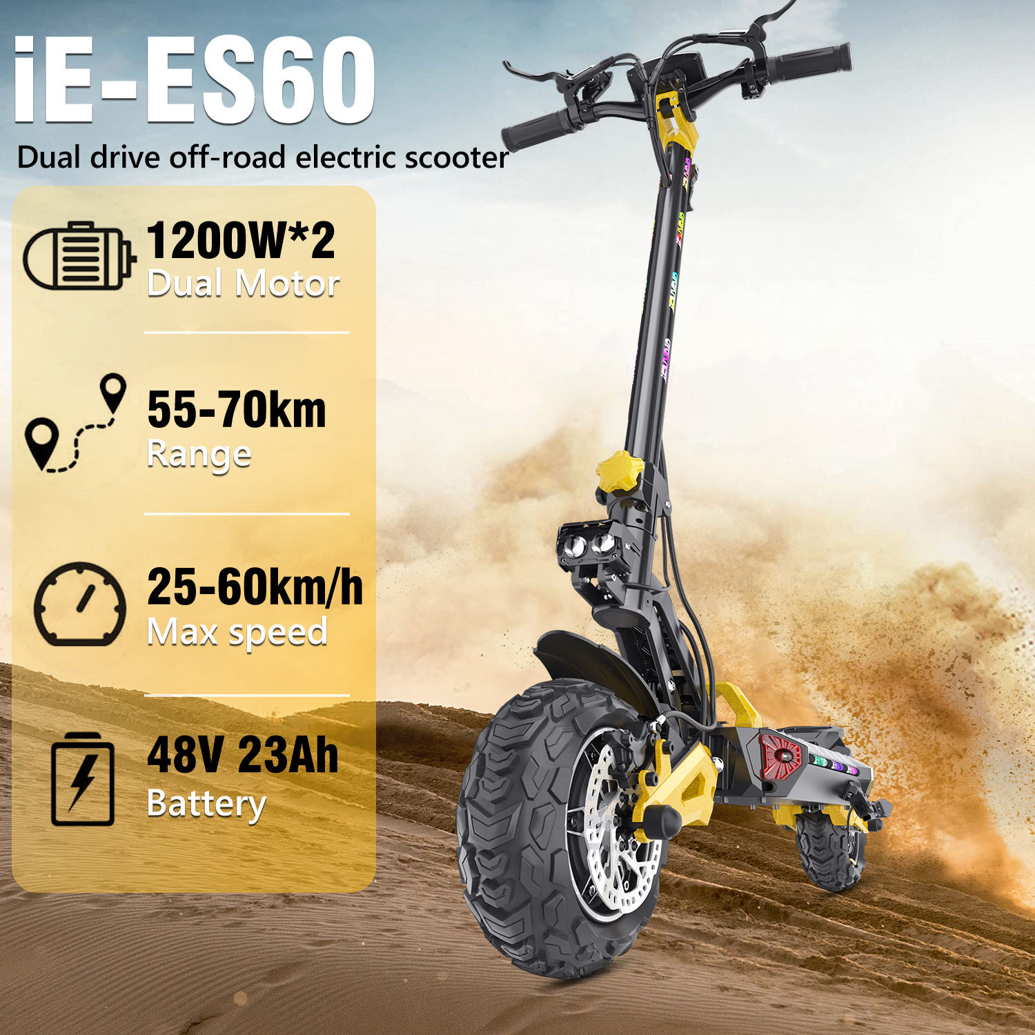 iENYRID ES60 Electric Scooter - Power Up Your Ride!
