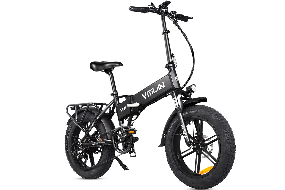 Vitilan V3 2.0 Folding Fat Tires Adult All Terrain Electric Bike