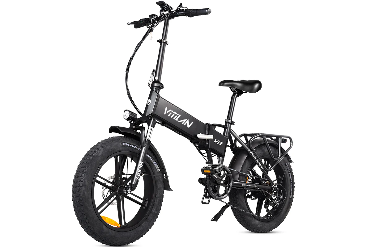 Vitilan V3 2.0 Folding Fat Tires Adult All Terrain Electric Bike