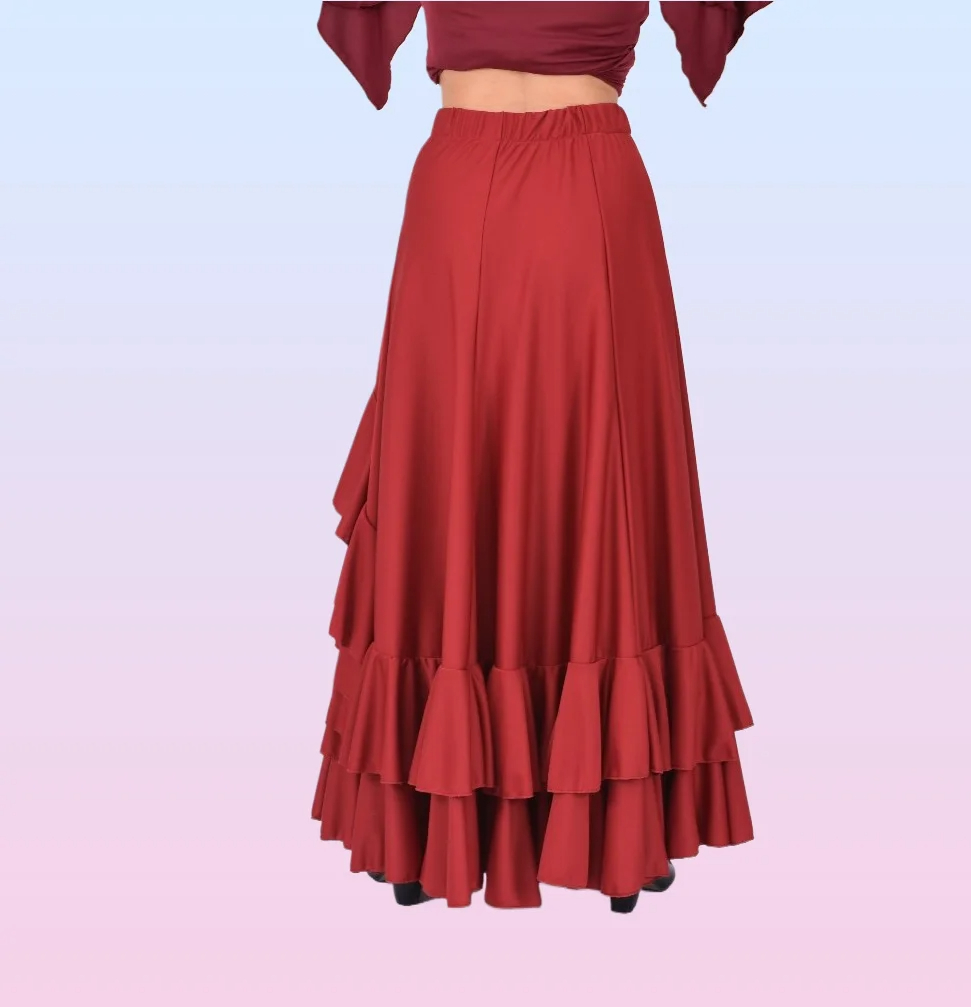 Falda Flamenca Negra