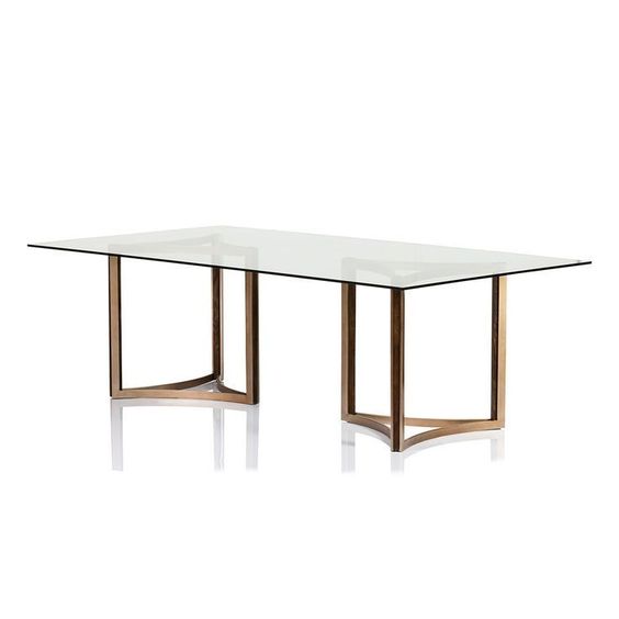Glass Top Dining Table