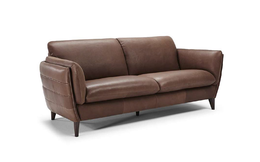 Brown Leather Sofa